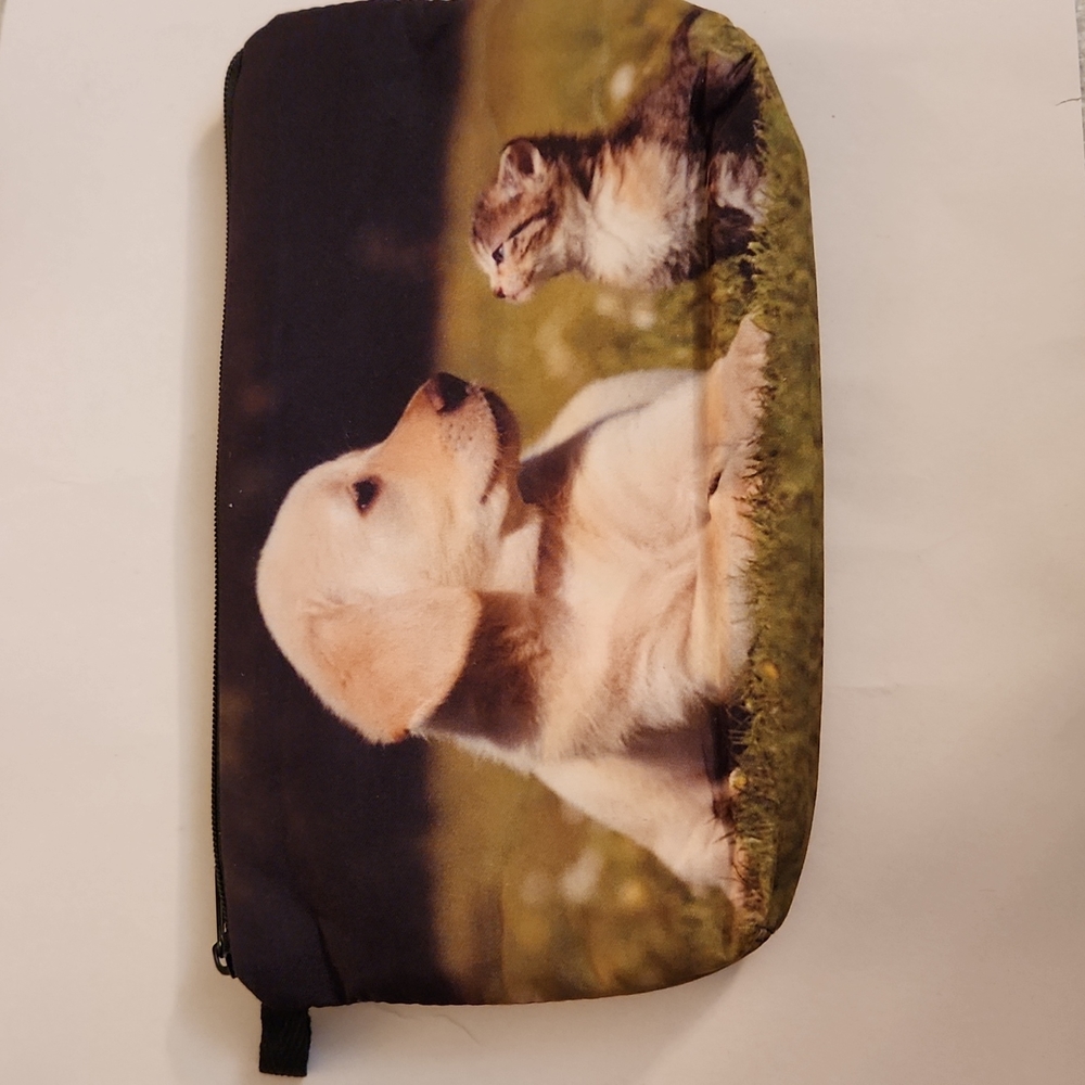 NEW - Cosmetic Bag, Storage Bag - Dog and Cat